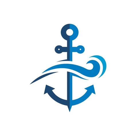 Anchor sailor logo design vector Stock Vector by ©Friendesigns 116327792