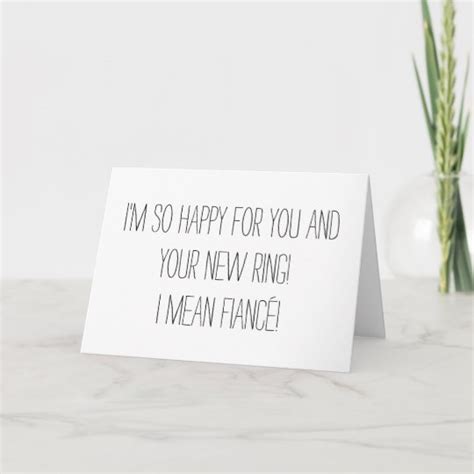 Funny Engagement Card | Zazzle.com