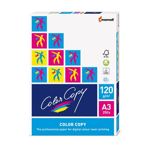 Mondi Color Copy A3 Printer Paper 120gsm White Pack 250 | Winc