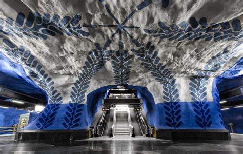 Stunning Underground Art In Stockholm’s Metro Station | Bored Panda