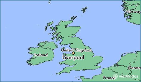 Liverpool England Map