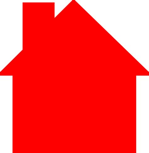 House Logo Red Clip Art at Clker.com - vector clip art online, royalty ...