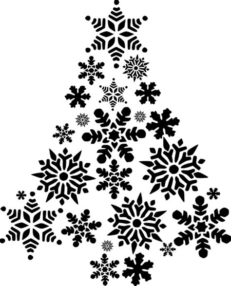 Snowflake Tree Clip Art at Clker.com - vector clip art online, royalty free & public domain