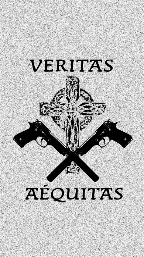 Boondock Saints Tattoos Veritas Aequitas Font - 750x1334 Wallpaper ...