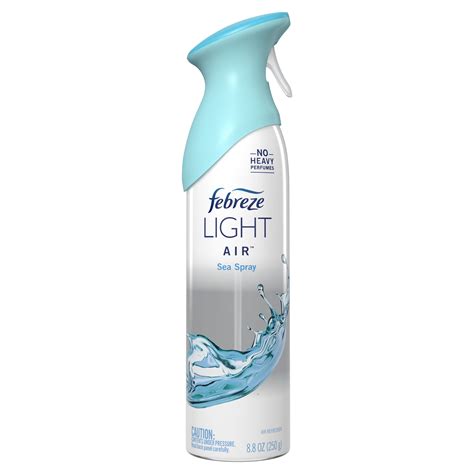 Febreze Light Odor-Eliminating Air Freshener, Sea Spray, 8.8 fl oz