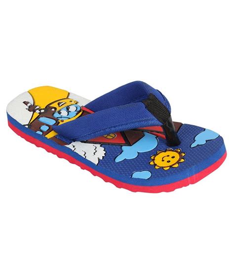 Frestol Blue Rubber Slippers & Flip Flops For Kids Price in India- Buy ...