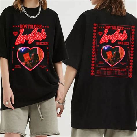 Don Toliver Love Sick Tour 2023 Shirt Don Toliver Fan Shirt - Etsy