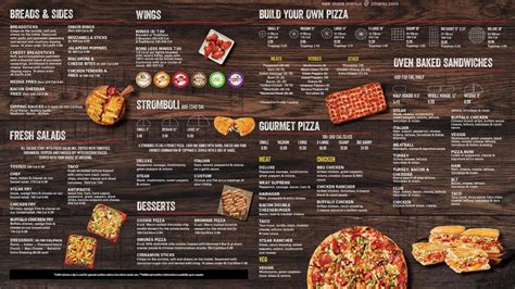 Menu at Fox's Pizza Den pizzeria, Monongahela