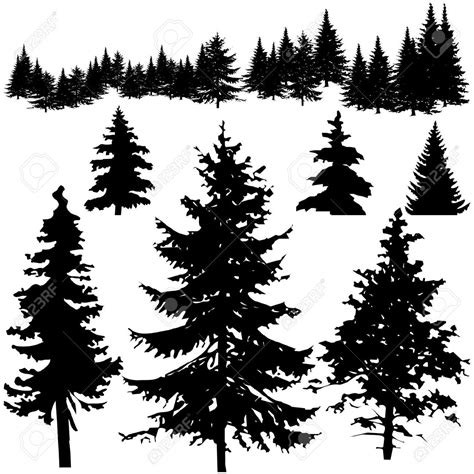 pine tree silhouette - Google Search Silhouette Tattoos, Silhouette ...