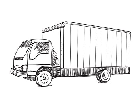 Share more than 82 truck sketch latest - in.eteachers