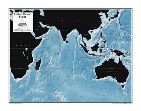 Indian Ocean Floor Map