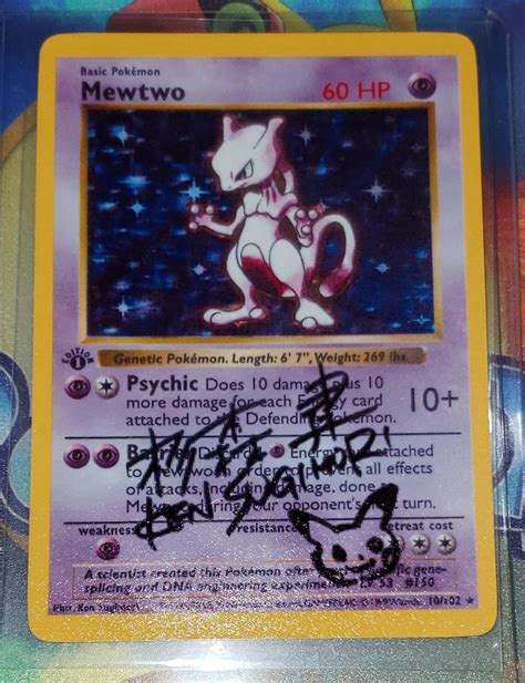 Ken Sugimori Autographed Pokemon Card Choose Your Own | Etsy