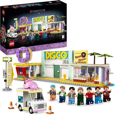 LEGO Ideas BTS Dynamite 21339 Building Kit with 7 Minifigures of The Famous K-Pop Band $118.67 ...