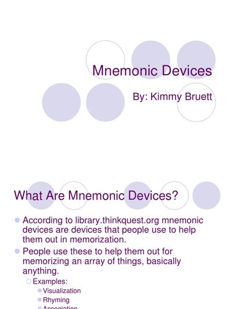 Mnemonic Devices | Mnemonic | Mental Processes | Free 30-day Trial | Scribd