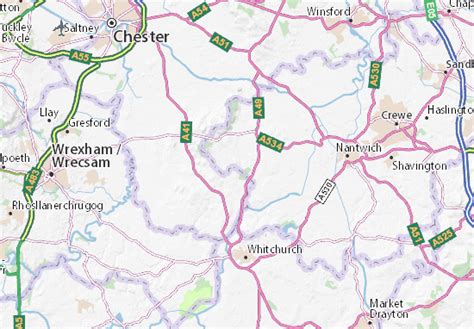 MICHELIN Cholmondeley Castle map - ViaMichelin