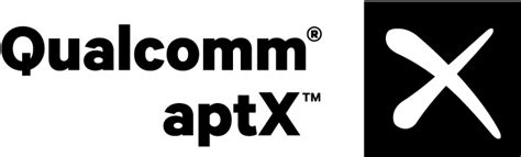 Download Qc Aptx Vertical Black 4754 - Qualcomm Aptx Hd - Full Size PNG Image - PNGkit