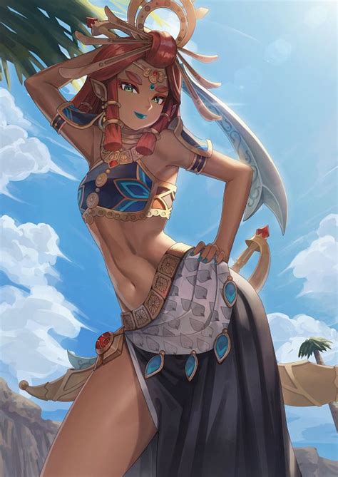 Riju - Zelda no Densetsu: Breath of the Wild - Image by takanashi (Mangaka) #3952940 - Zerochan ...