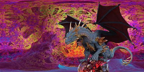 Dragon Cave Digital Art by Richard Hopkinson - Pixels