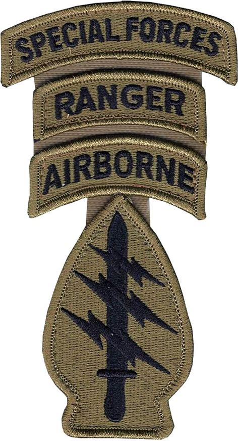 Amazon.com: Special Forces OCP Patch with Airborne, Ranger, and Special Forces Tabs (with space ...