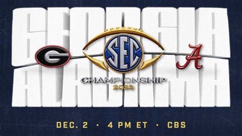 SEC Championship Game is set