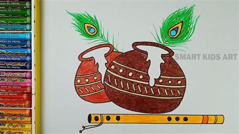 Top 144+ easy drawing for janmashtami latest - seven.edu.vn