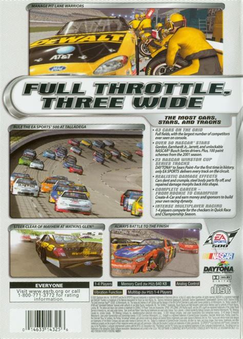 NASCAR Thunder 2002 cover or packaging material - MobyGames