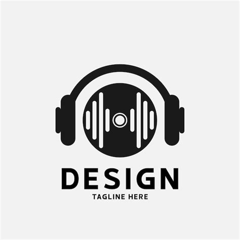 Premium Vector | Flat music symbol logo design