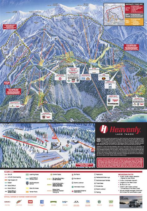 Heavenly Trail Maps | Ski Map of Heavenly | Ski.com