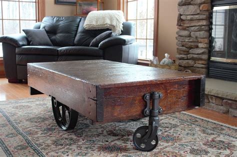 Antique Coffee Table With Wheels | Coffee Table Design Ideas