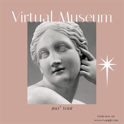 Virtual museum Instagram post template, | Premium Editable Template - rawpixel