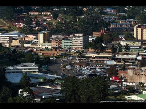 Eswatini Capital : Aerial View Of Downtown Of Mbabane Durin Stock Video ...