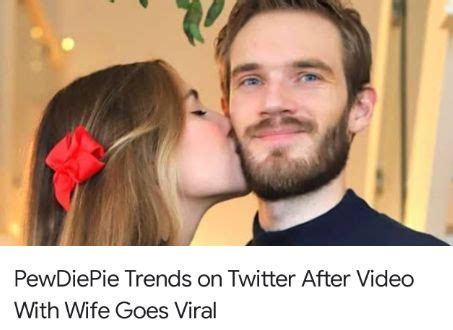 Pewdiepie wedding: 1,5 years ago. My news: | Scrolller