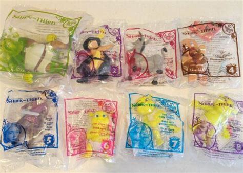 McDonald's Happy Meal Toys Shrek The Third Set Of 10 2007 sealed ...