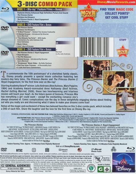 Princess Diaries, The: 10th Anniversary Edition - 2 Movie Collection ...