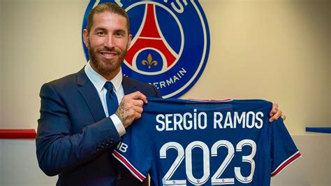 OFICIAL: Sergio Ramos jugará en el Paris Saint-Germain hasta 2023