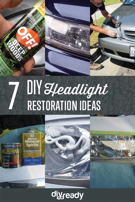 7 Headlight Restoration DIY Ideas DIY Ready