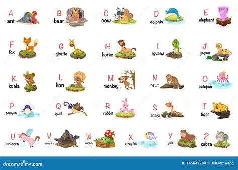 Animal Alphabet Chart - img-ultra