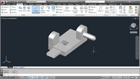 AutoCAD Surface Modeling Tutorial - YouTube