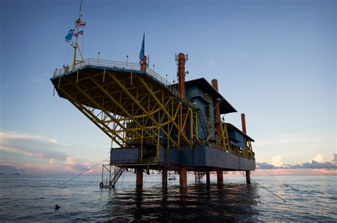 Offshore Oil Drilling Underwater