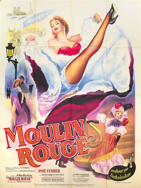 Moulin Rouge Original 1952 French Grande Movie Poster - Posteritati ...