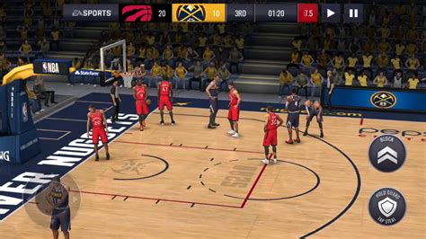 NBA LIVE MOBILE FULL MATCH GAMEPLAY - YouTube