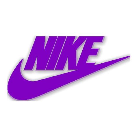 Purple Nike Logo