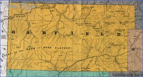 Garfield County Colorado Map - ToursMaps.com