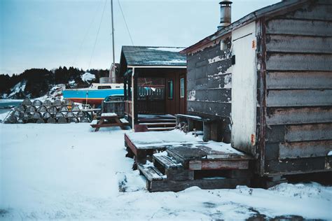 Wooden House Covered With Snow · Free Stock Photo