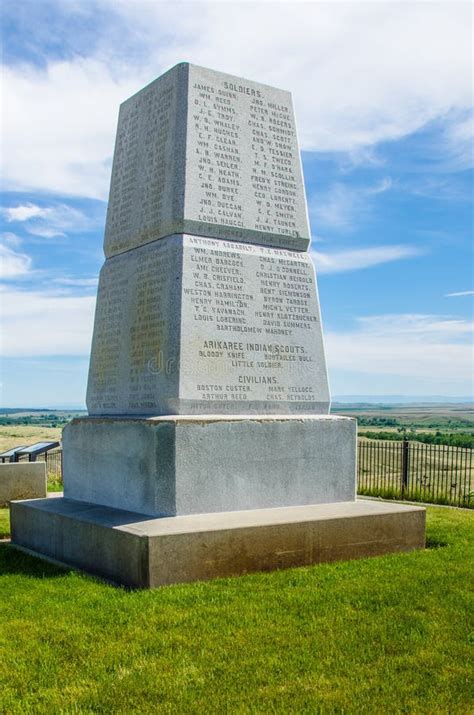 Little Bighorn Battlefield National Monument Editorial Stock Photo - Image of montana, custer ...