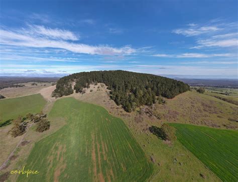 Mount Franklin drone images and panorama