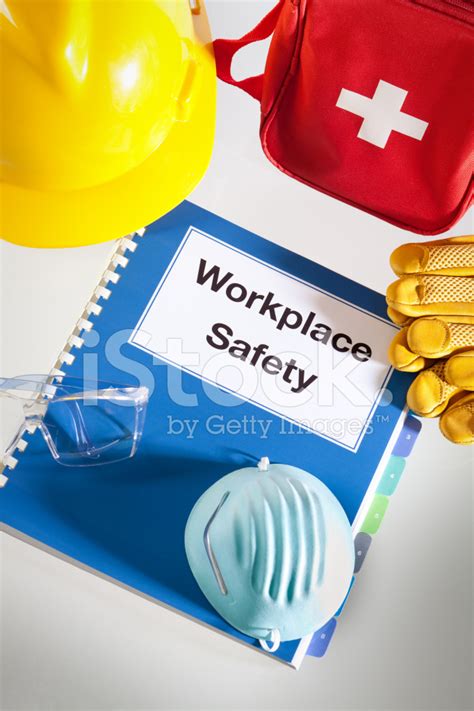 Workplace Safety Equipment and Handbook Manual Vertical Stock Photos ...