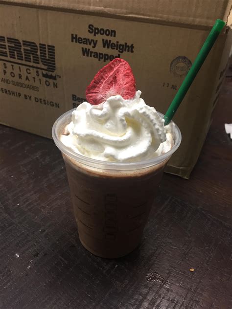 Chocolate Covered Strawberry Frap : r/starbucks