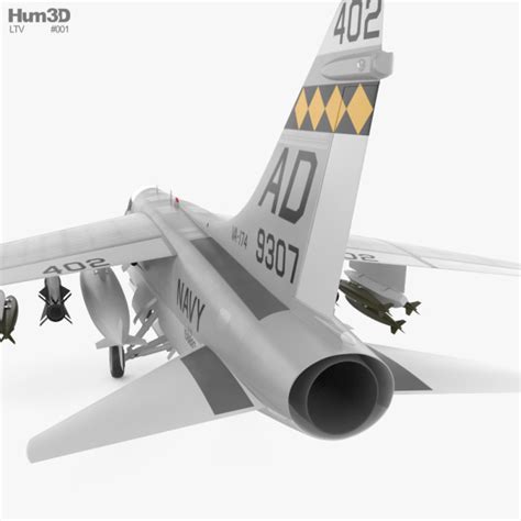 LTV A-7 Corsair II 3D model - Aircraft on Hum3D