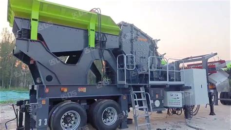 Portable Crusher and Screening Plant - YouTube